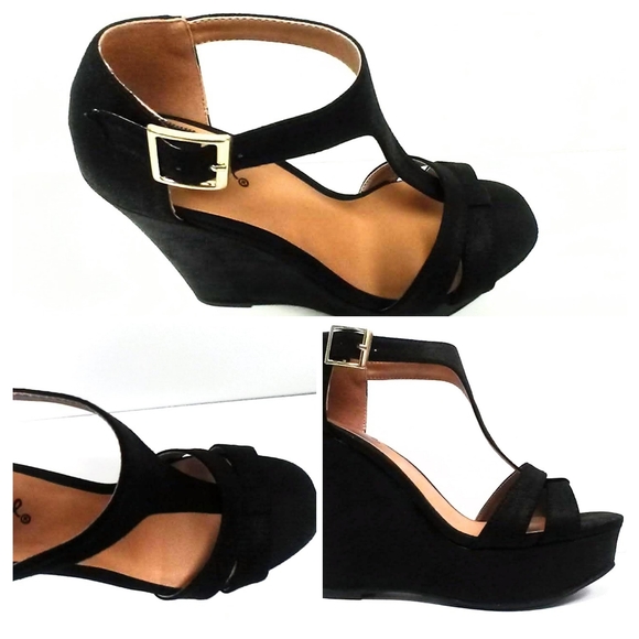 NEW! Black Wedge Platform Heel! - Picture 7 of 10